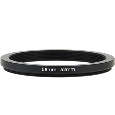 

Good Weather 58mm-52mm filter adapter ring large turn small reverse UV adapter ring