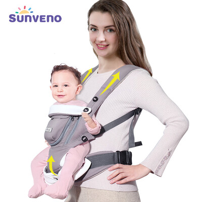 

SUNVENO Эргономичный носитель для младенцев Breathable Front Facing Младенец Baby Sling Рюкзак Чехол Wrap Baby Kangaroo для ребенка 0-12 месяцев