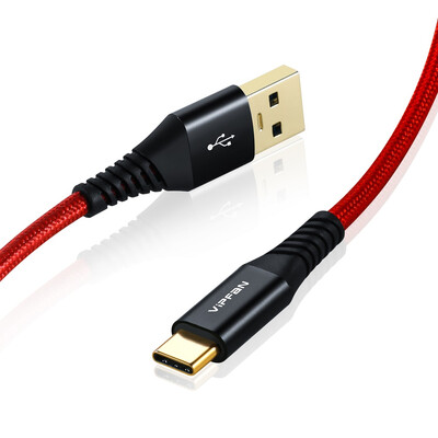 

VIPFFAN USB type C cable USB C 30 cable Nylon Braided USB Type A to C quick charger for Apple MacBook Samsung Galaxy S8 Plus
