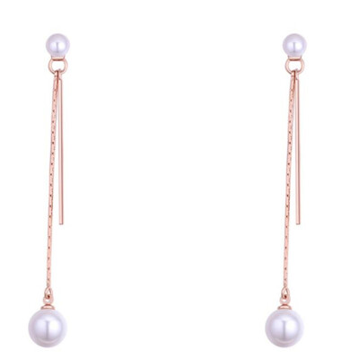 

Vintage Fashion White Imitation Peari Long Drop Earrings Fashion Jewelry Womens Accessories Female Ladies Dangle Earring 27311