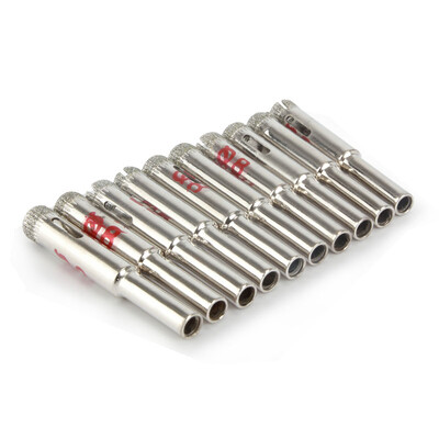 

Jimmy Home JM-G14508 Emery Glass Hole Opener Glass Drill Ceramic Tile Drilling Hole Grinding Beads Jade Opening 8mm10 Pack