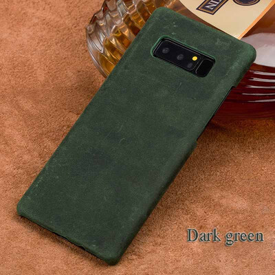 

LANGSIDI натуральный кожаный чехол для Samsung Note 8 Case Vintage Сумасшедшая кожа лошади