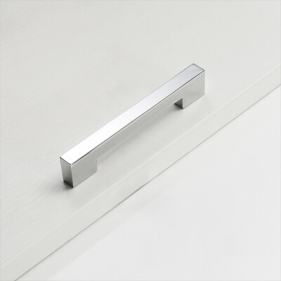 

Modern hardware MODERN cabinet door drawer handle hole distance 128mm bright MB MB-256