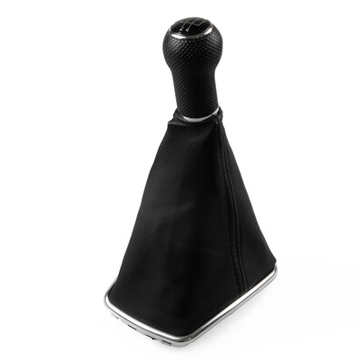 

Ryanstar Racing PU кожа черный 5 скоростей переключения передач ручка Shifter крышка Boot For VW Golf
