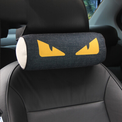 

Di Galen car headrest neck pillow creative cartoon space memory cotton driving car pillow car accessories small monster