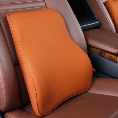 

ICAROOM car waist memory foam lumbar pillow back cushion pillow office car waist pad I-507MN-C coffee color