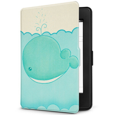 

Natusun K5-04 Kindle 958 Protector Case Kindle Paperwhite 123 Electric Paper Book Sleeping Leather Case Small Whale
