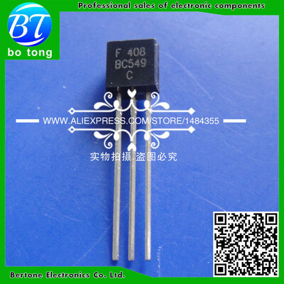 

100PCS BC549C+ BC559C Each 100mA 30V 0.1A BC549 BC559 NPN Transistor TO-92