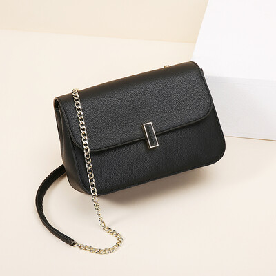 

Scarecrow MEXICAN single shoulder slung small square bag female simple wild chain packet MLX70873L-06 black