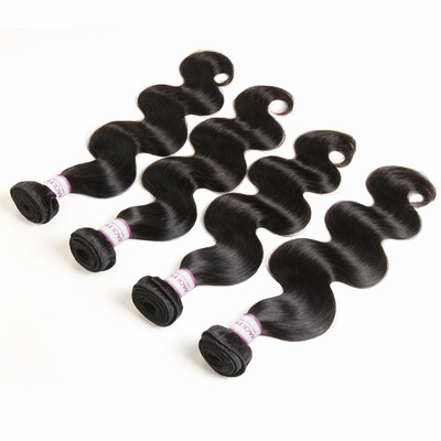 

Racily Hair Brazilian Body Wave Hair 4 Bundles Natural Black Bodywave Brazilian Human Hair Weave