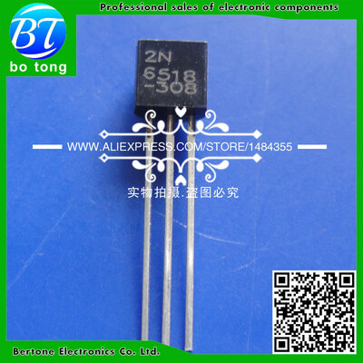 

2N6518 TRANSISTORS PNP 0.5A 250V TO-92 6518 100pcs/bag