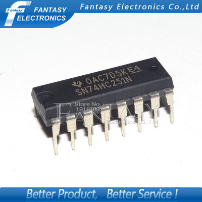 

10PCS SN74HC251N DIP16 SN74HC251 DIP 74HC251N 74HC251 new&original IC free shipping