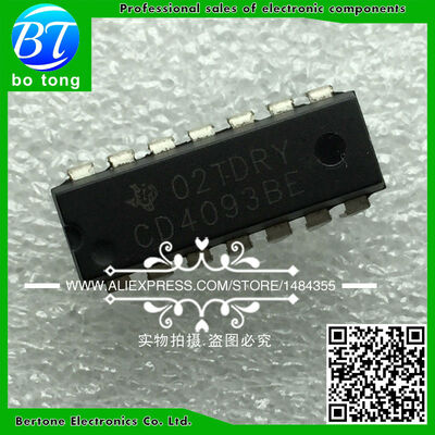 

10pcs CD4093BE CD4093 4093 DIP-14 IC free shipping