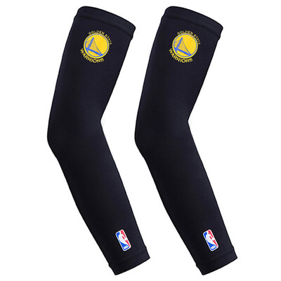 

NBA Баскетбольные поножи в коробке Ladies Elbow Brake Легкий Breathable Scratch Basketball Protector Equipment Золотые государственные воины 2 Pack