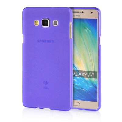 

MOONCASE Transparent Soft Flexible Silicone Gel TPU Skin Shell Back Case Cover for Samsung Galaxy A7 Purple