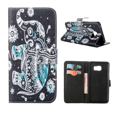 

MOONCASE Case for Samsung Galaxy Note 5 Flip PU Leather Fold Wallet Card Slot Kickstand Back Case Cover [Pattern series] /a15