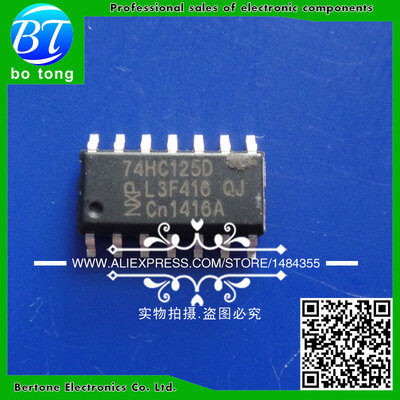 

100PCS 74HC125D SN74HC125D SN74HC125 74HC125 SOP-14