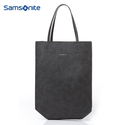

Samsonite PU TOTE Simple&fashionable multi-color ladies shopping bag double-sided shoulder bag DN308001 gray