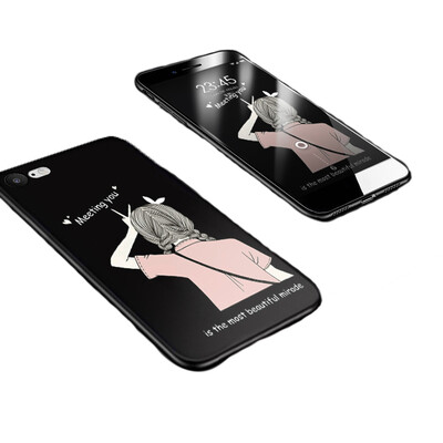 

IPhone7 mobile phone shell fell 7S thin soft matte anti personality with all men&women painted relief for iPhone7 case