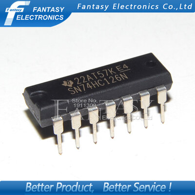 

10PCS SN74HC126N DIP14 SN74HC126 DIP 74HC126N 74HC126 new&original IC free shipping