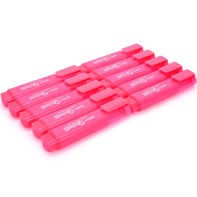 

BAOKE BAOKE MP460 Waterborne Highlighter Red 10 pcs box