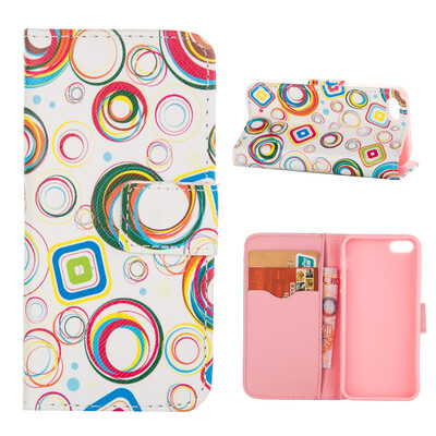 

MOONCASE ЧЕХОЛ ДЛЯ iPhone 5G / 5S Flip PU Leather Fold Wallet Card Slot Kickstand Back [Pattern series] /a13