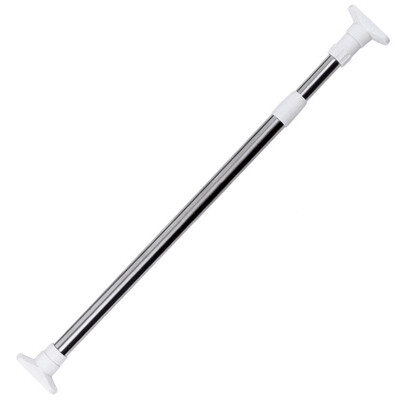 

More&more new stainless steel shower curtain rod punch-free multi-purpose multi-function retractable bathroom poles 09-16 m RYX-0331