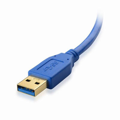 

Huayuan SuperSpeed USB 30 Type A Male to Female Extension Cable in Blue 3 Feet