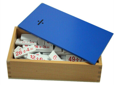 

New Wooden Toy International Montessori Mental Math Arithmetic Board DivisionWood for Early Childhood Education Preschool Kids P