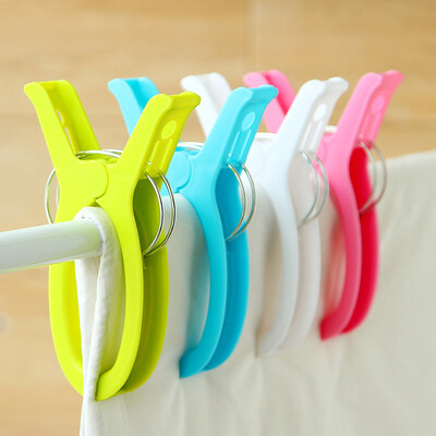 

Ou Runzhe clip clothes drying clip double ring windproof quilt clip colorful 3 Pack