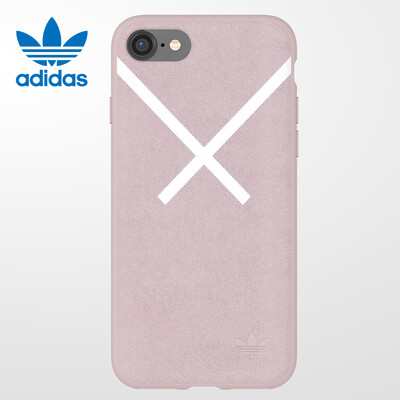 

Adidas iPhone8 7 Mobile Shell Imitation Deerskin Velvet Мягкая ручка Apple 8 7 Мужской силикон Все включено Женщины Простой Нескользящий комплект защиты от падения Pink