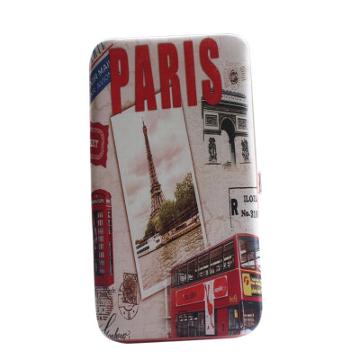 

Brand women PU leather purse female long bag of the Eiffel Tower cartoon printing women wallet fashion clutch bag