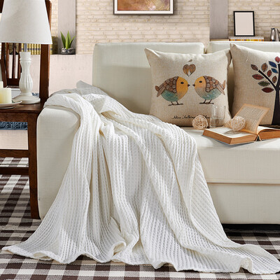 

Yisida YISIDA waffle knitted towel was office lunch air conditioning was on white 180 200cm