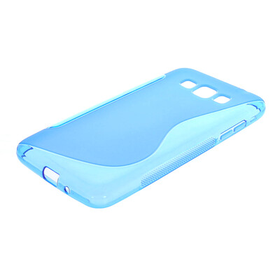 

MOONCASE S - линия Мягкие гибкие силиконовый гель ТПУ задняя крышка чехол для Samsung Galaxy Grand Max G7200 синий