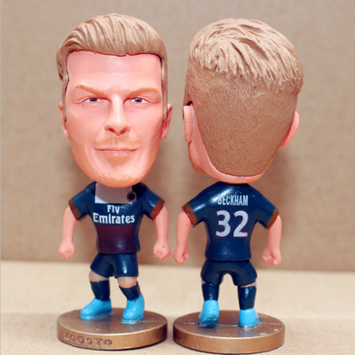

5 PC Soccerwe Футбольная звезда Кукла Beckham AC Бекхэм Галактика Бэкхем Футбольная кукла Модель Мини Статуя
