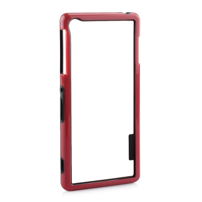 

Durable & Ultrathin Protective Frame for Sony Z3 - Red + Black