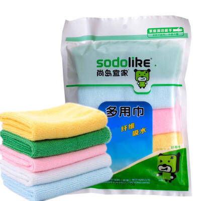 

Jingdong supermarket] Shang Island IKEA (sodolike) ultra-fine fiber wipes special equipment four pieces of cloth do not sticky oil can not fall off