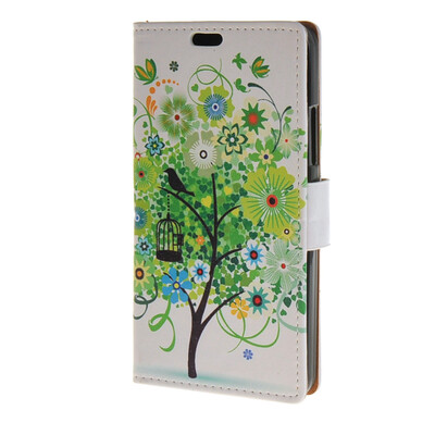 

MOONCASE Fresh Sweet Cute Leather Wallet Flip Card Slot Bracket Back чехол для Microsoft Lumia 640 A01