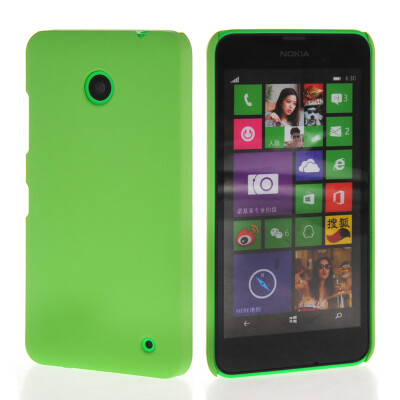 

MOONCASE Hard Rubberized Rubber Coating Devise Back Case Cover for Nokia Lumia 630 Green