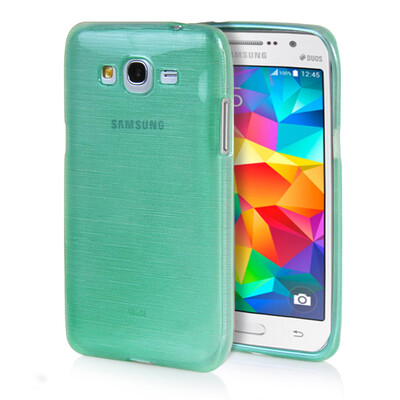 

MOONCASE Soft Flexible Silicone Gel TPU Skin Shell Back ЧЕХОЛ ДЛЯ Samsung Galaxy Grand Prime G530H Azure