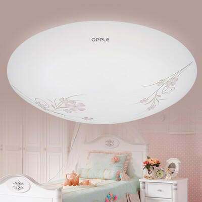 

【Jingdong Supermarket】 Op lighting LED ceiling lamp modern simple small bedroom study lamp balcony aisle lamp 16 watts white light