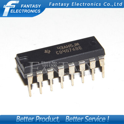 

10PCS CD4076BE DIP14 CD4076 DIP new and original IC free shipping