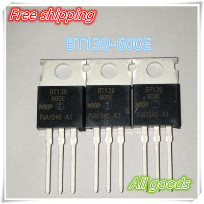 

100PCS BT139-600E TO-220 BT139-600 BT139 Triacs logic level 600v 18A