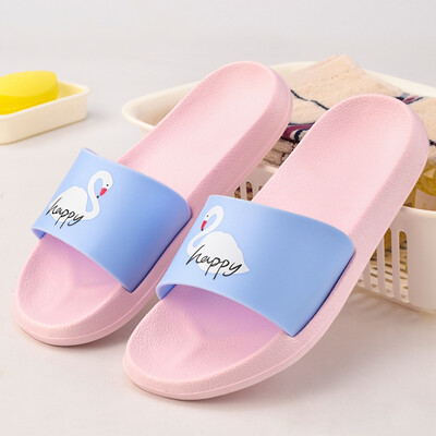

More can be home fashion flamingo word beach sandals bathroom comfortable bath slippers pale pink 38-39