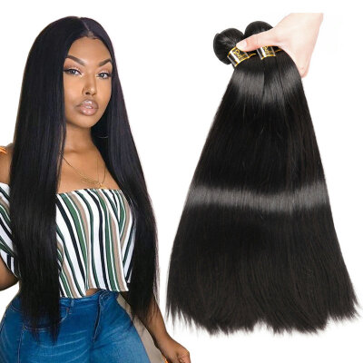 

YAVIDA Hair Malaysian Virgin Hair 4 Bundles Straight 7A Unprocessed Virgin Human Hair Weave Malaysian