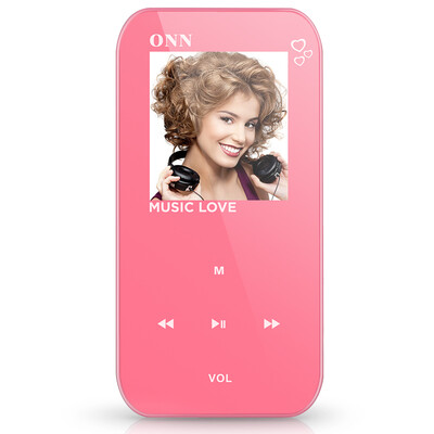 

Owen ONN Q2 4G mini MP3 player lossless sound quality support e-book radio recording pink