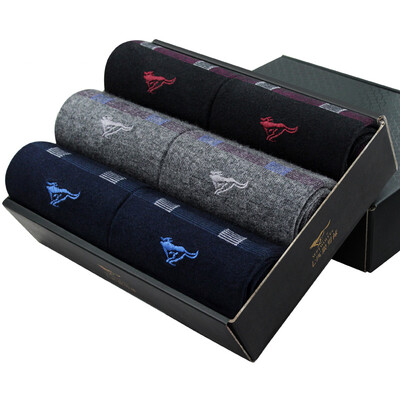 

Jingdong Supermarket seven wolves men socks men socks pure color cotton socks breathable business casual cotton socks 6 pairs of boxed mixed color 90824
