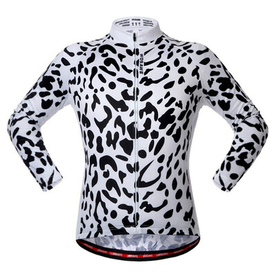

2018 New Snow Leopard PatternCycling ClothingsLong Sleeve GarmentsBicycle Sweatshirt