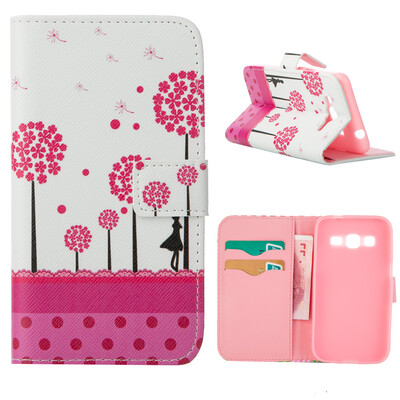 

MOONCASE ЧЕХОЛ ДЛЯ Samsung Galaxy Core Prime G360 Flip Leather Foldable Stand Feature [Pattern series] /a01