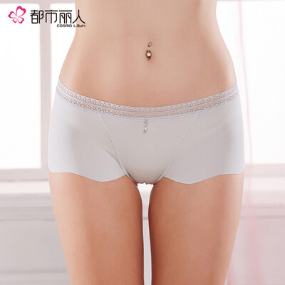 

Urban Beauty Seamless Underwear Comfortable Breathable Low-rise Waist Pants Hips Sexy Womens Underwear 090150 Peony Purple Free